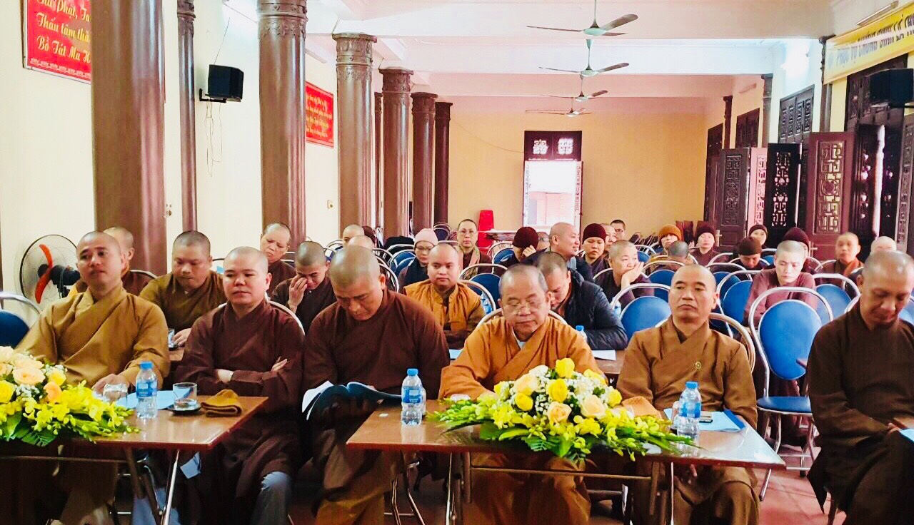 Thành phố Phủ Lý: Hội Nghị tổng kết công tác Phật Sự năm 2019