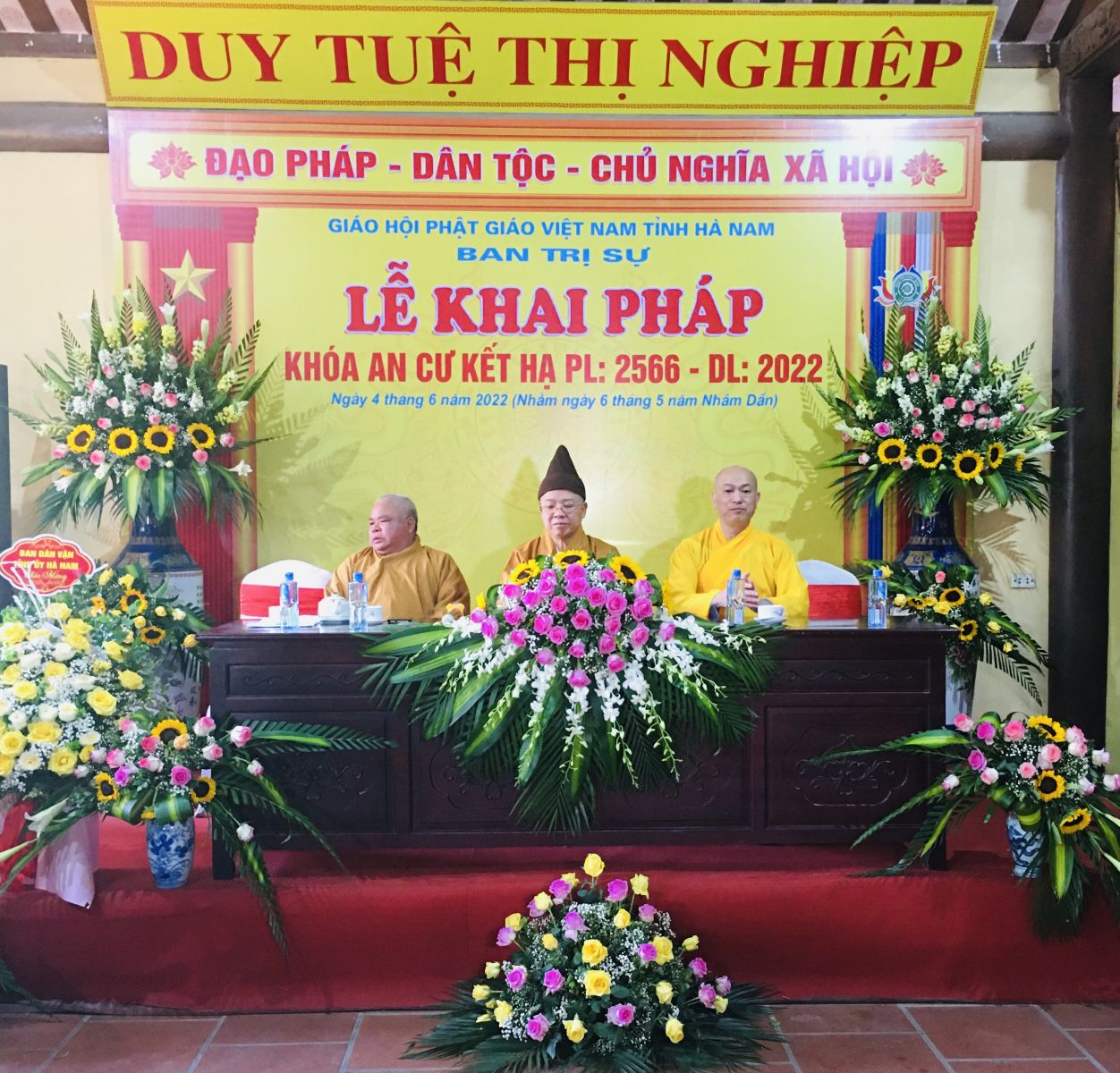 LỄ KHAI PHÁP AN CƯ KIẾT HẠ PL.2566 - DL.2022
