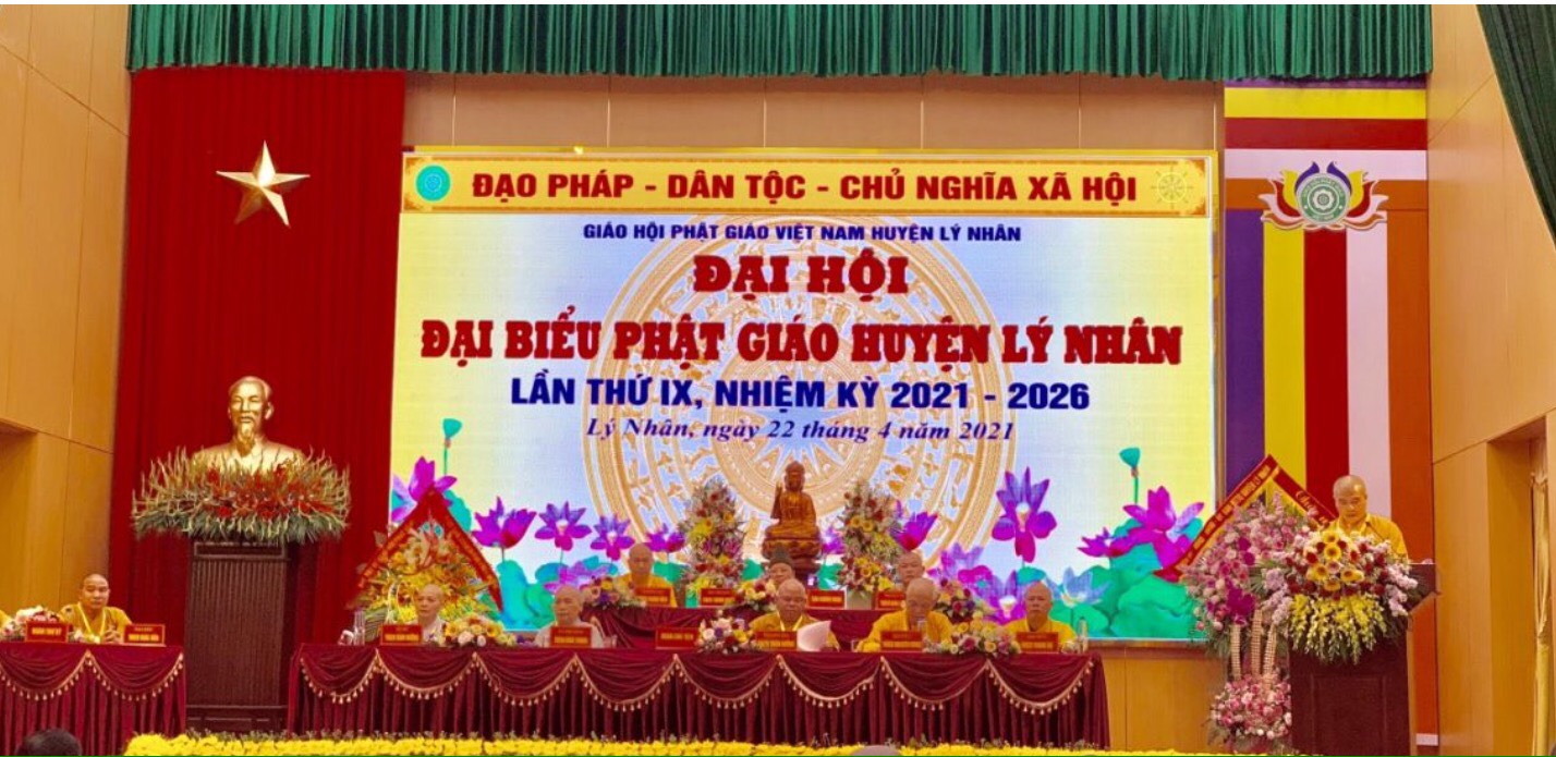 Huyện Lý Nhân:Đại hội Đại biểu Phật giáo huyện Lý Nhân lần thứ IX