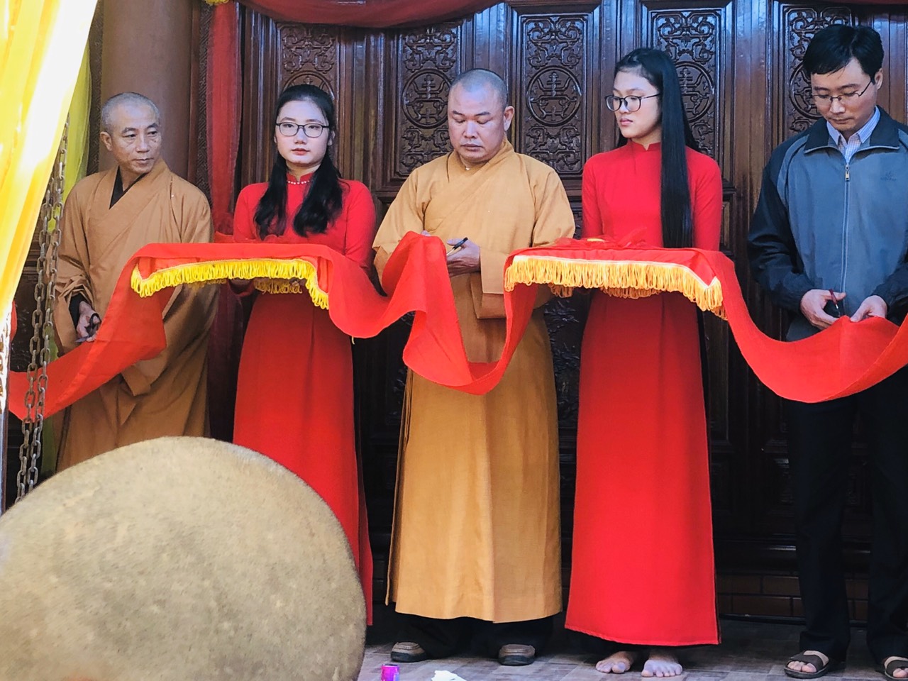 Huyện Kim Bảng: Đại lễ khánh thành ngôi Đại hùng Bảo điện chùa Cuối, thôn Phù Đê 