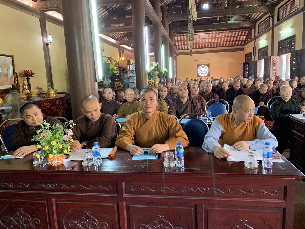 Hội nghị tập huấn Luật tín ngưỡng Tôn giáo cho Tăng, Ni trường hạ chùa Bầu năm 2019