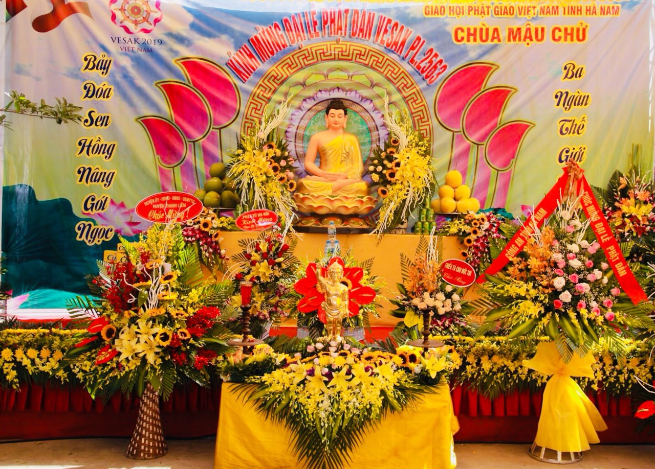 Thanh Liêm: Chùa Mậu Chử tổ chức Đại lễ Phật đản PL.2563 - DL.2019