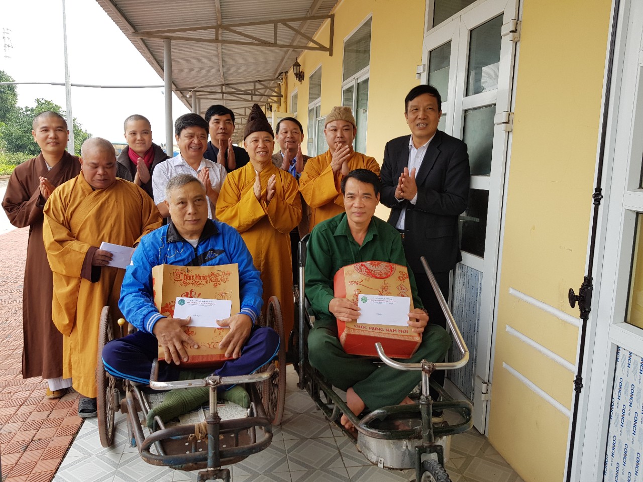 [HÀ NAM] Ban Trị Sự GHPGVN Tỉnh Đã Đến Chúc Mừng Và Tặng Quà Tại Trung Tâm Điều Dưỡng Thương Binh Bệnh Binh.
