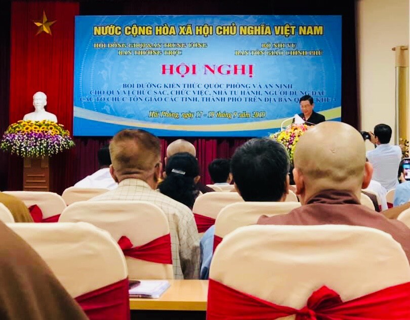 Hà Nam: Đoàn Đại Biểu BTS GHPGVN tỉnh Hà Nam tham dự hội Nghị Bồi dưỡng kiến thức quốc phòng và an ninh