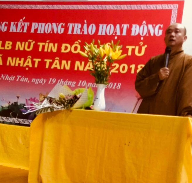 [KIM BẢNG]  TỔNG KẾT PHONG TRÀO HOẠT ĐỘNG NỮ TÍN ĐỒ PHẬT TỬ XÃ NHẬT TÂN NĂM 2018 