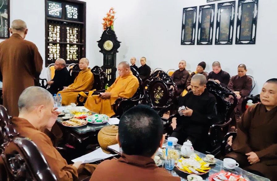 Hà Nam: Họp Thường Trực Ban Trị Sự GHPGVN tỉnh Hà Nam tại trụ sở Tỉnh Hội.
